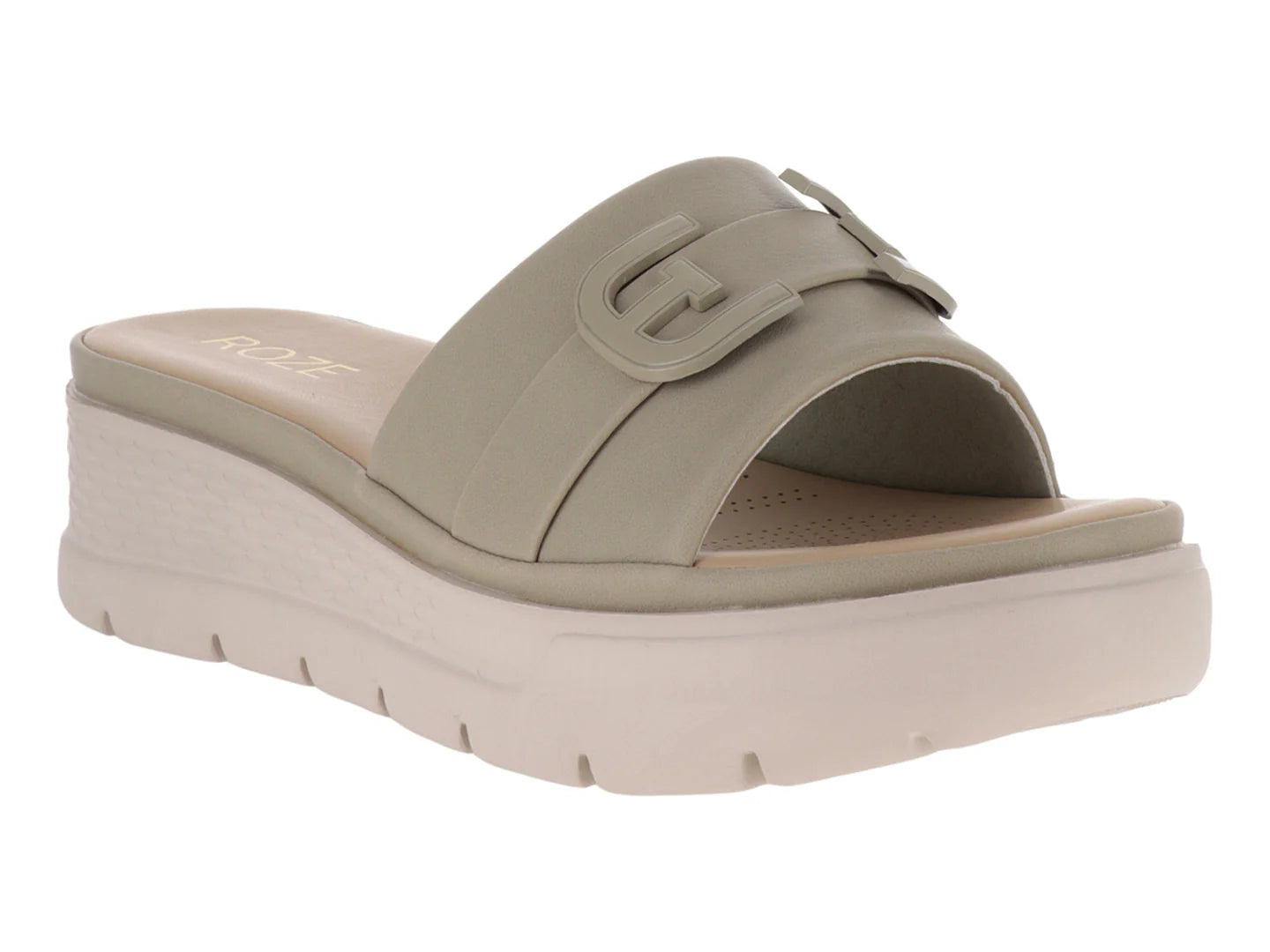 Sandalias Roze Verde Plataforma para Mujer