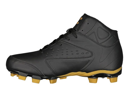 Tenis Charly para Béisbol Negro con Dorado para Hombre