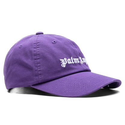 Classic Logo Cap Purple White