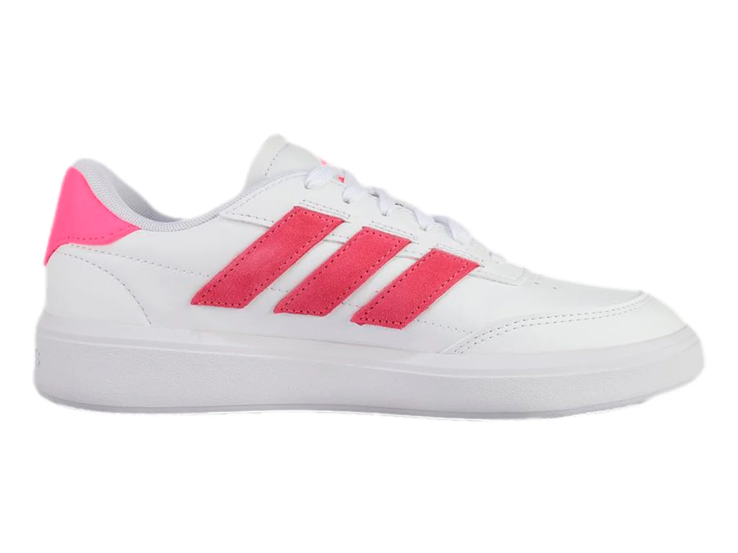 Tenis Adidas Courtblock Blanco y Rosa para Mujer