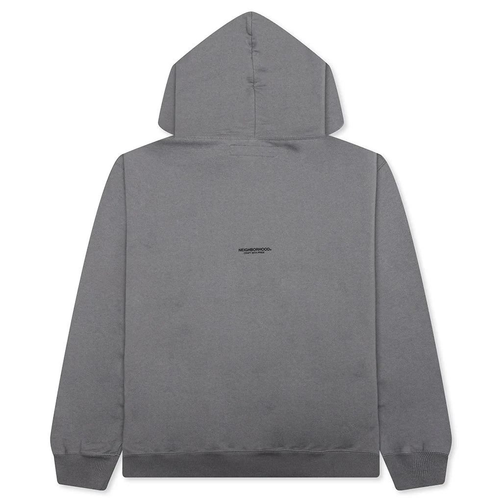 Classic Sweat Hoodie L S Grey