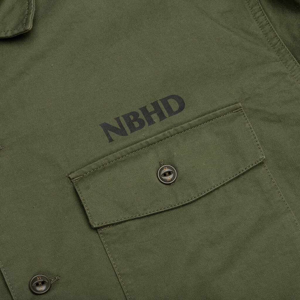 BDU Shirt L S Olive Drab