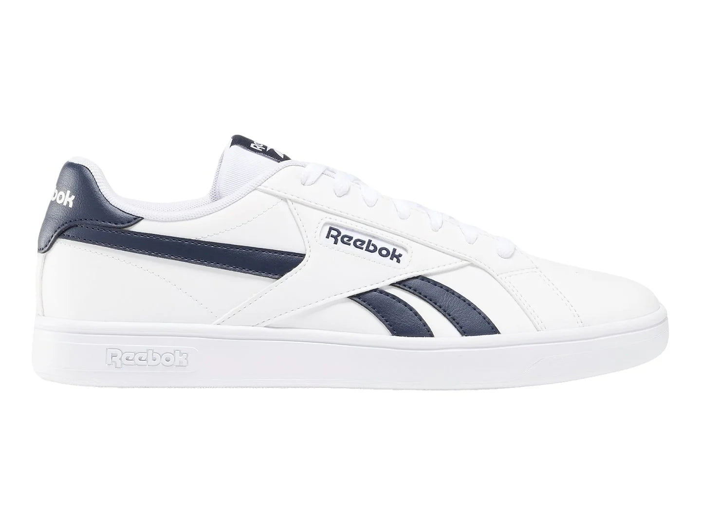 Tenis Reebok Court Retro Blanco Azul Marino Unisex
