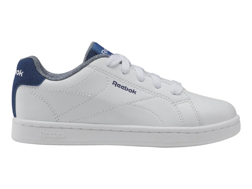 Tenis Reebok RBK Royal Complete CLN 20 Blanco y Azul para Niño