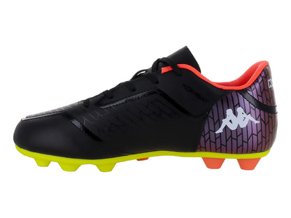 Tenis de Fútbol Kappa Kombat Player Negro y Verde Neón para Niño