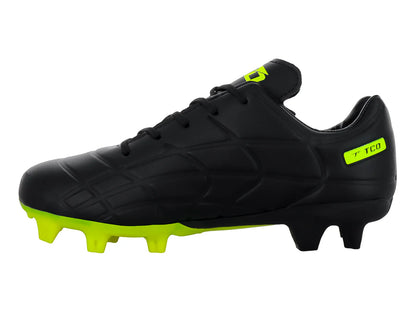 Tenis de Fútbol Leon Trucco Negro y Amarillo Neón para Niño