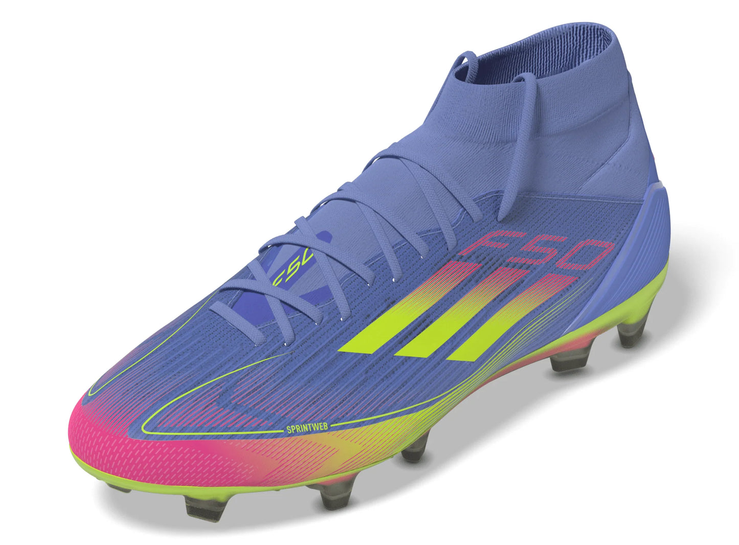 adidas F50 Pro Mid Womens Firm Ground Boots Blue