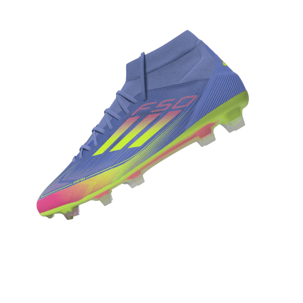 adidas F50 Pro Mid Womens Firm Ground Boots Blue