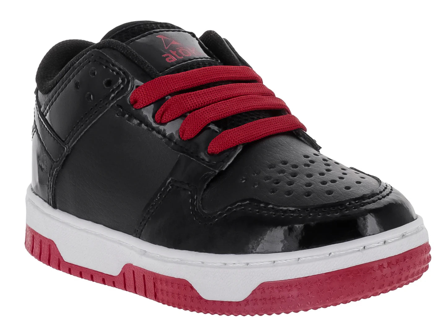 Tenis ATOK Negro Rojo para Niño