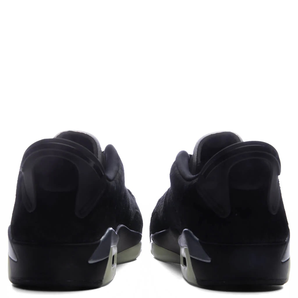 Womens Air Jordan 6 Retro Low Blackout Triple Black