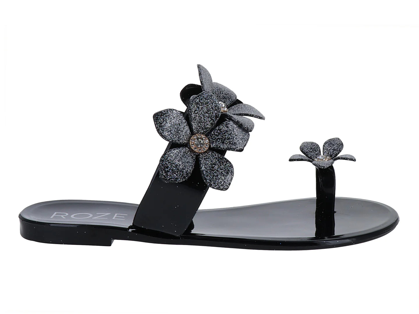 Sandalias ROZE Negro para Mujer