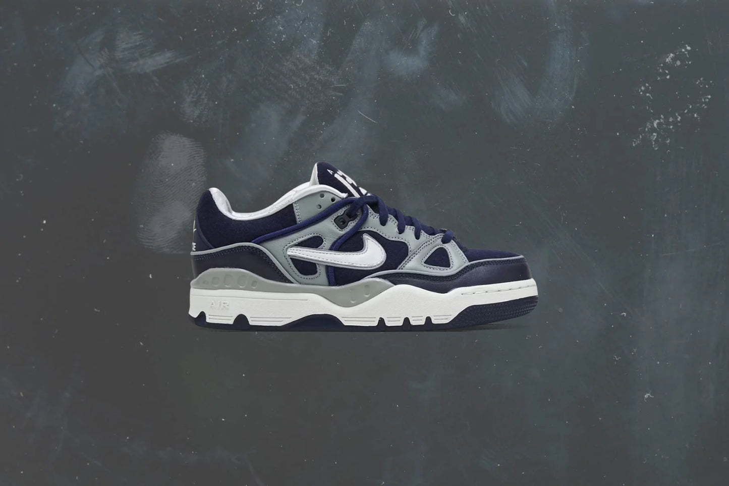 Nike x Nigo Air Force 3 Low Midnight Navy Off White Shadow Grey