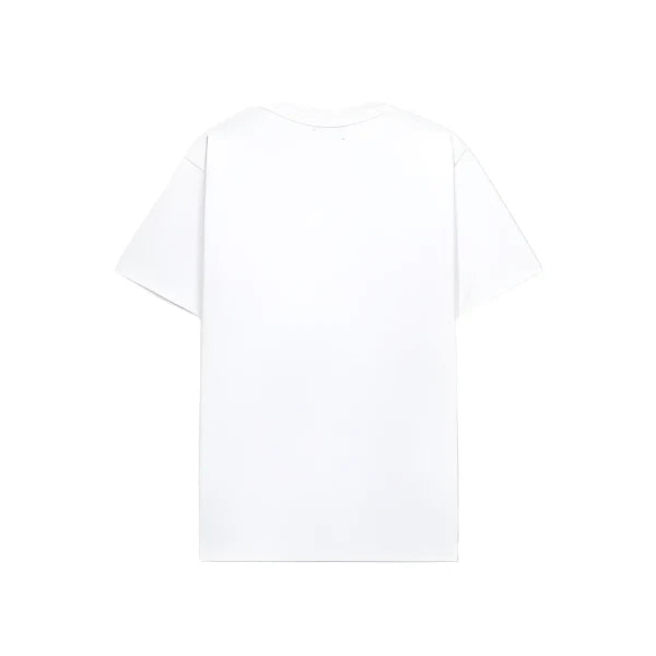 RtA Rico White Collar Logo Tee - White