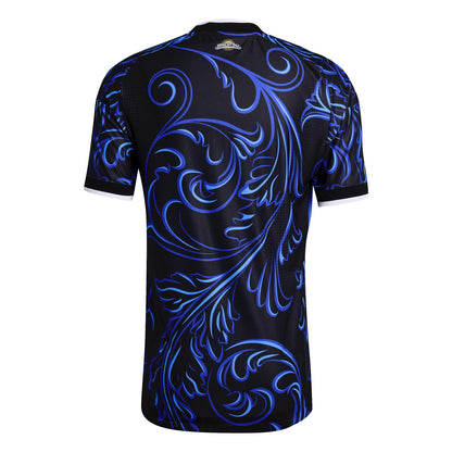 adidas Argentina Away Authentic Mens Soccer Jersey 2026 Black Blue
