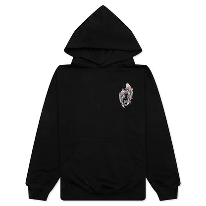 Studded Mind Games Hoodie Black