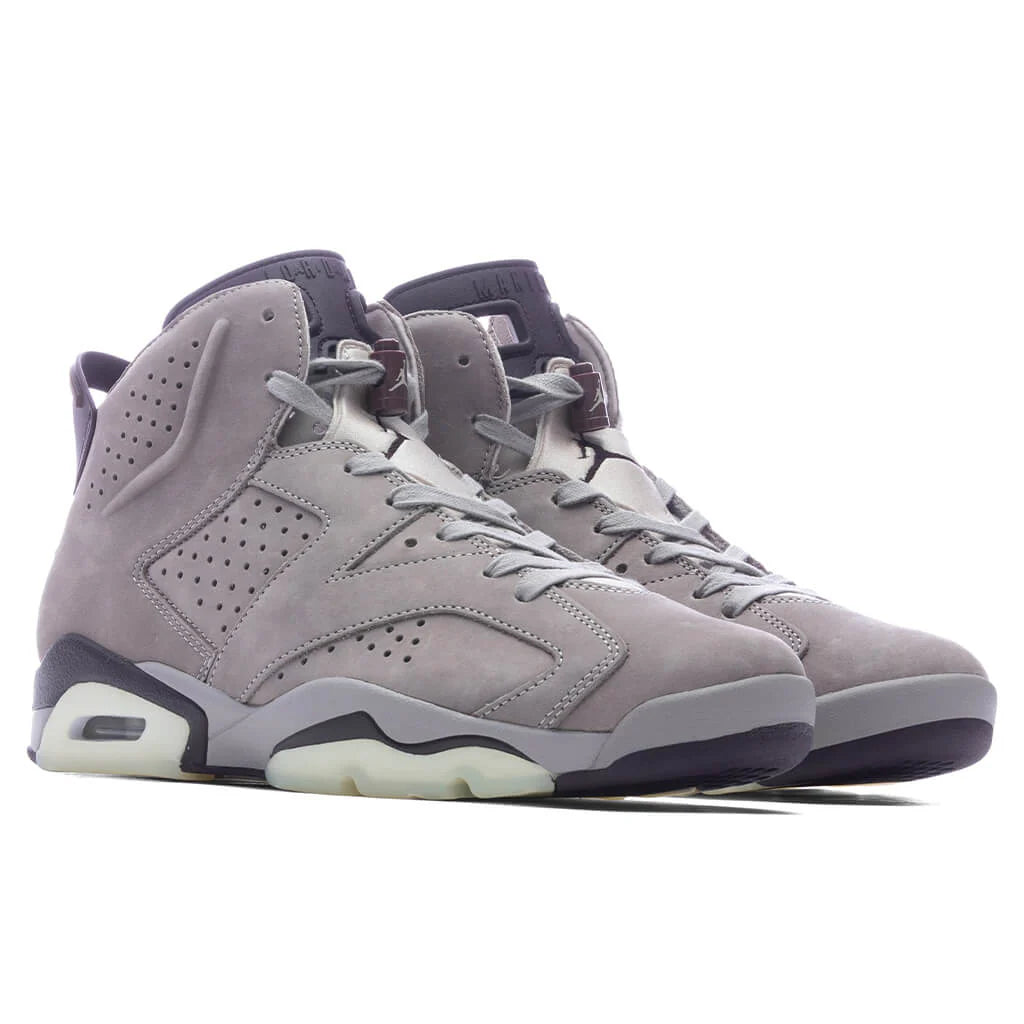 A Ma Maniére x Air Jordan 6 Retro Smokey Mauve Vapor Mauve Burgundy Ash Fossil Stone