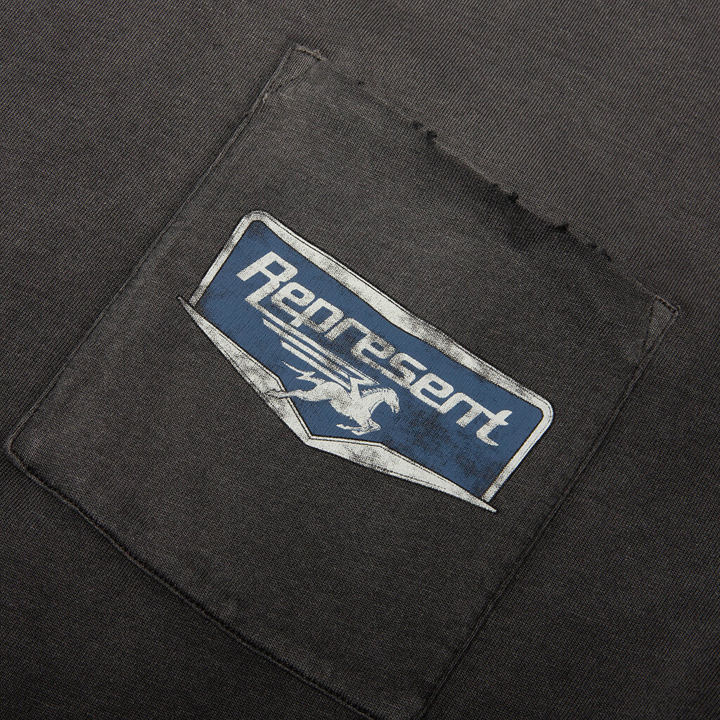 Nothing Faster T Shirt Stained Black