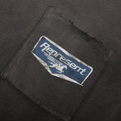 Nothing Faster T Shirt Stained Black