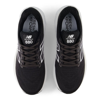 Men's Fresh Foam X 880v15 in Black with NB 103 White and Reflection