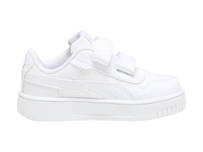 Tenis PUMA Carina Street V Blanco y Oro para Niña