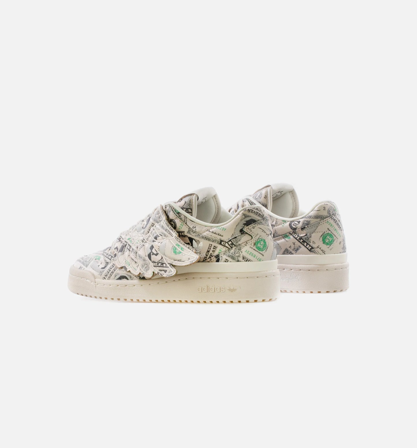 Jeremy Scott Forum Low Wings 10 Money Mens Lifestyle Shoe Bliss Green Night Bliss