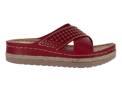 Sandalias FLEXMAS Rojo Malinche para Mujer