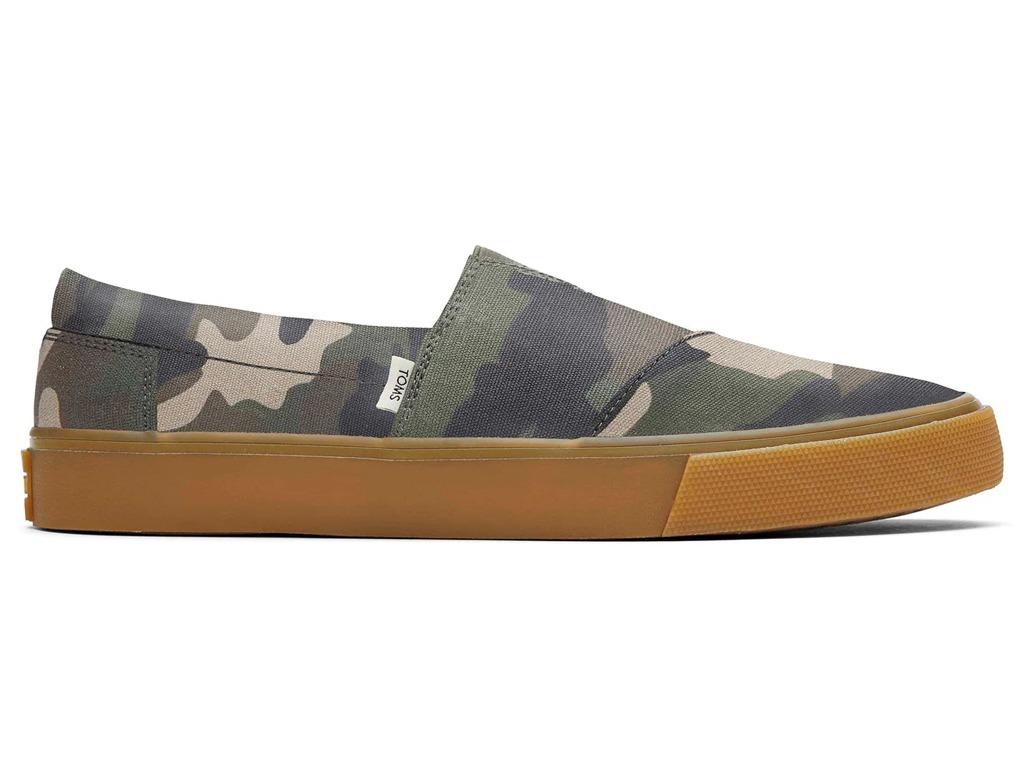 Zapatos Alpargatas TOMS Camuflaje Verde para Hombre