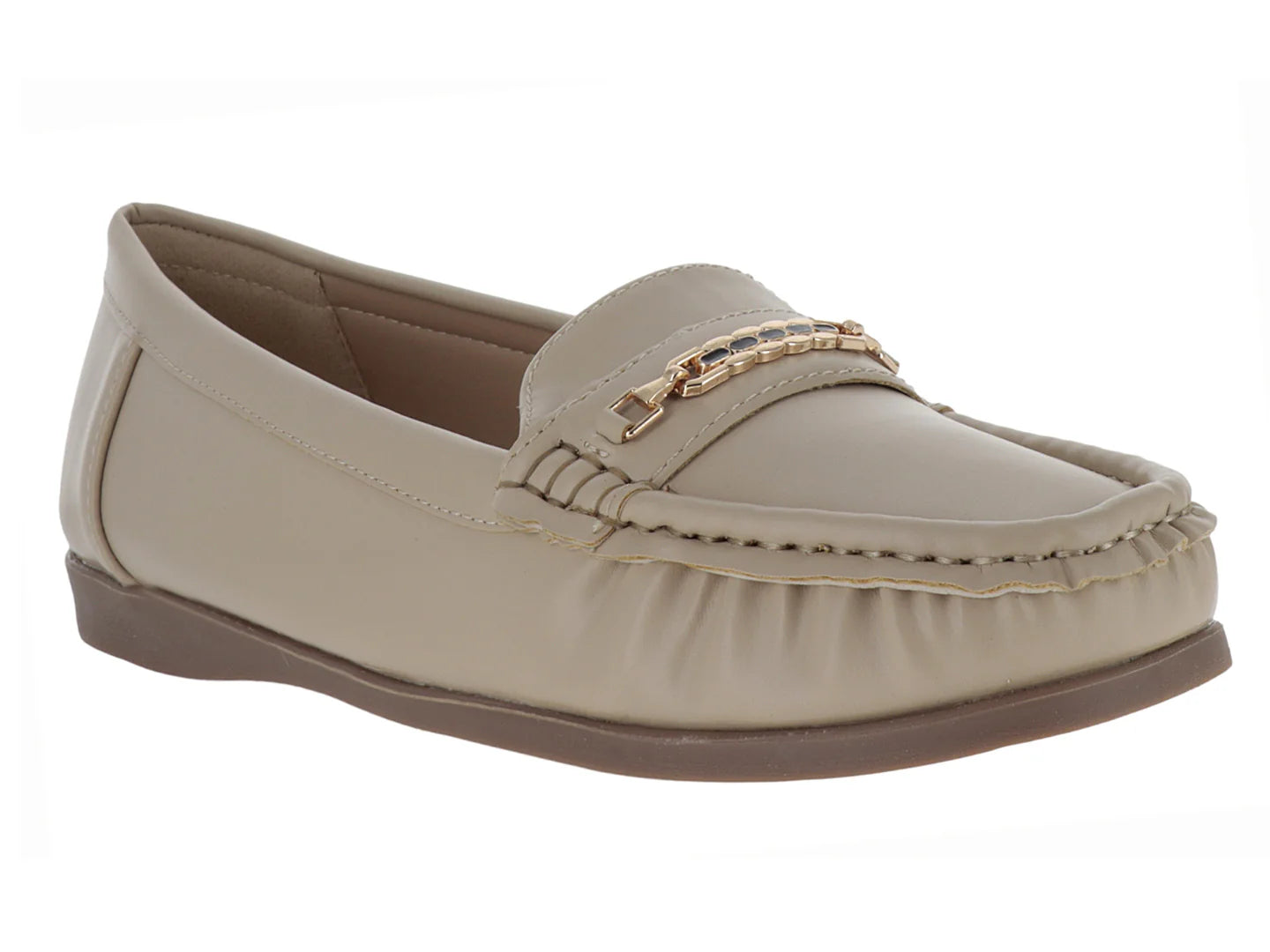 Mocasines Roze Beige para Mujer