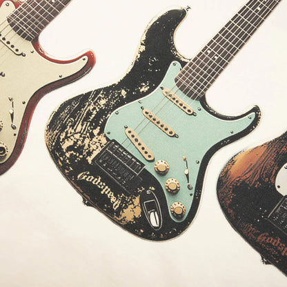 Guitar Heroes Studded Bone