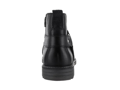 Botas Flexi de Cuero Negro para Hombre