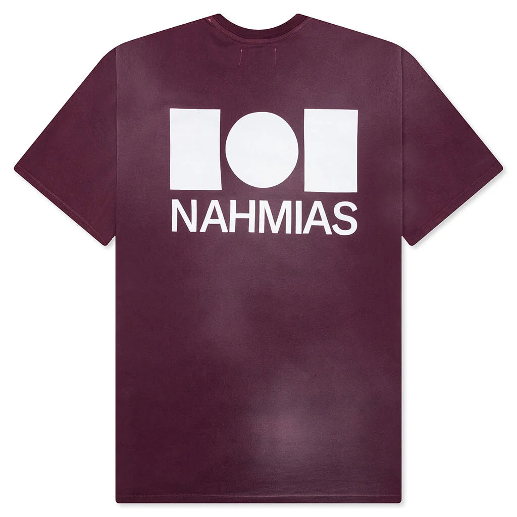 Logo T shirt Sunfade Plum