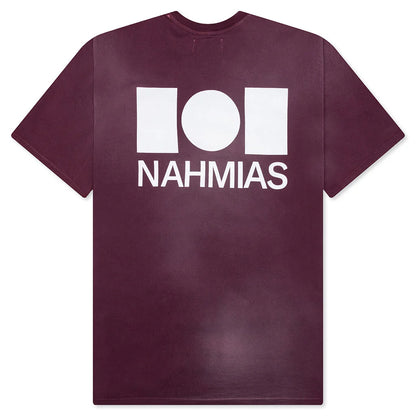 Logo T shirt Sunfade Plum