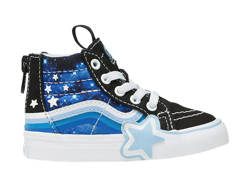 Tenis Vans Sk8 Hi Zip Negro con Azul Unisex