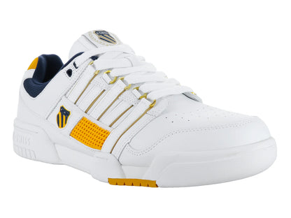 Tenis K Swiss G Staad Blanco y Dorado para Hombre