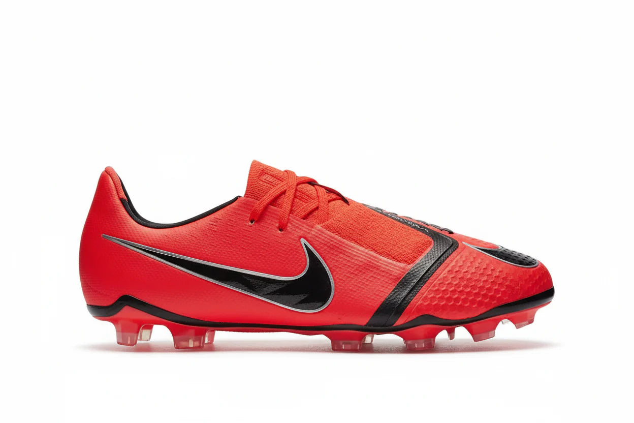 Nike Phantom Venom Elite FG Youth Soccer Cleats Bright Crimson Black Crimson