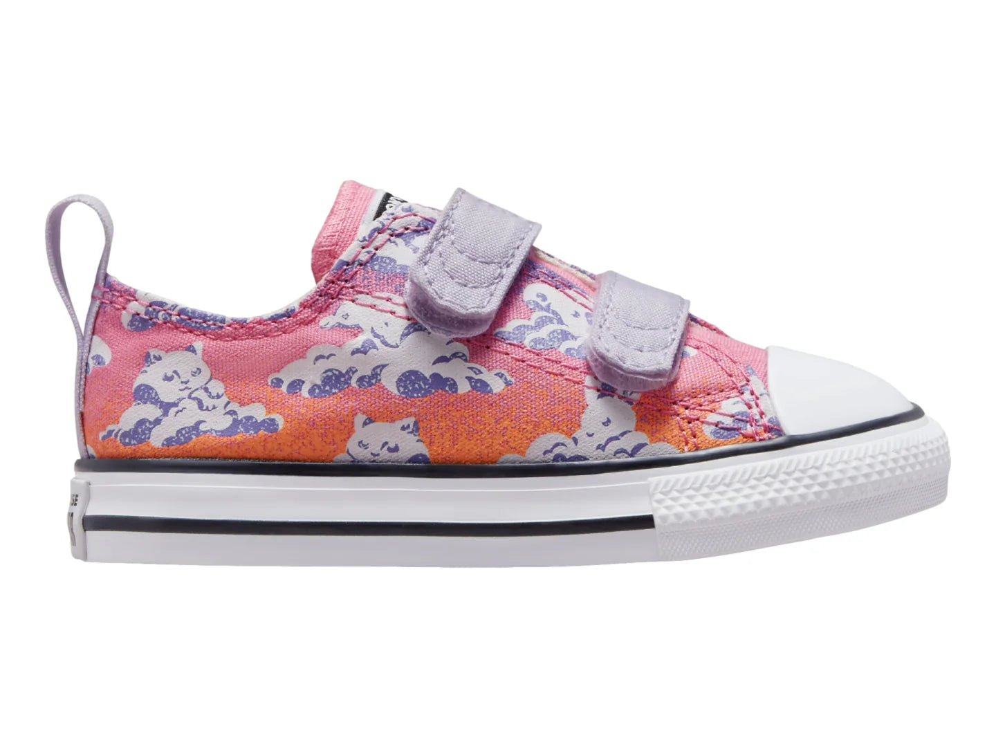Tenis Converse Chuck Taylor All Star Morado y Rosa para Niña
