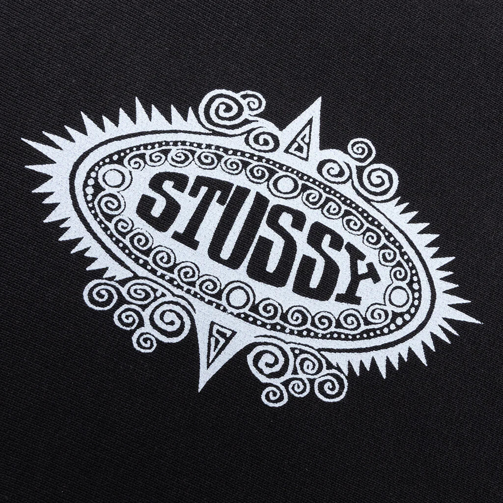 Mantra Zip Hoodie Black
