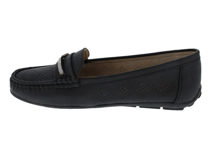 Zapatos Mocasines Comfort Fit Negro para Mujer