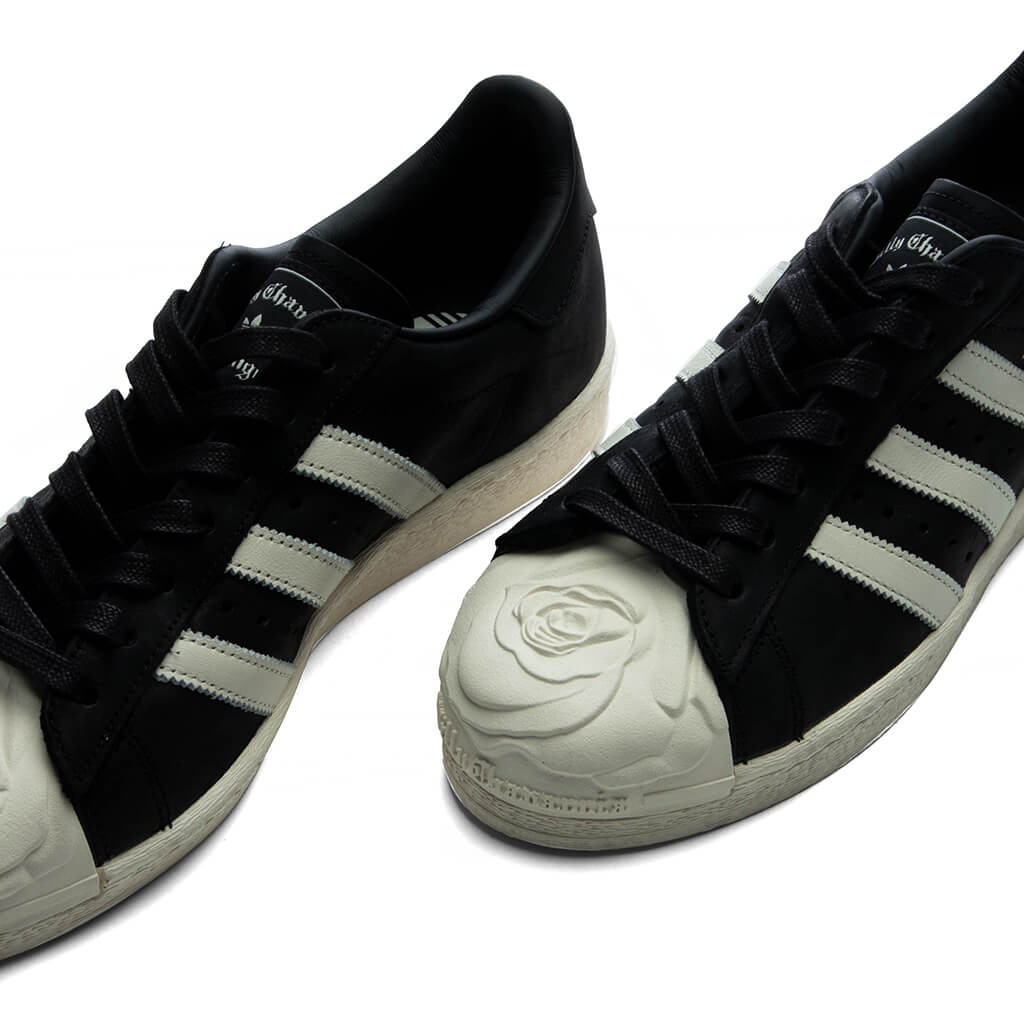 adidas Originals x Willy Chavarria Superstar Rose Core Black Cream White Gold Metallic