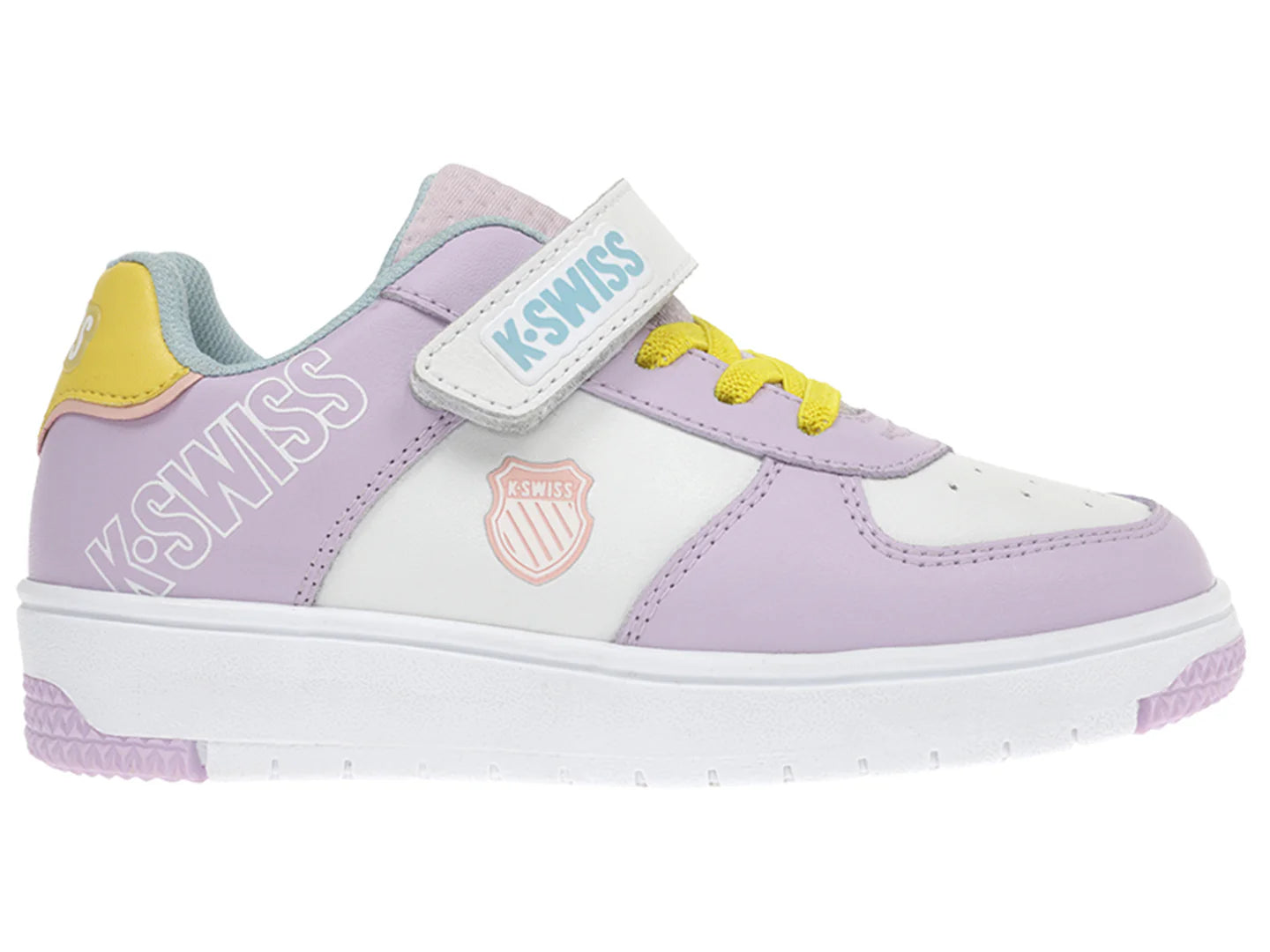 Tenis K Swiss Salt 2 Blanco y Lila para Niño