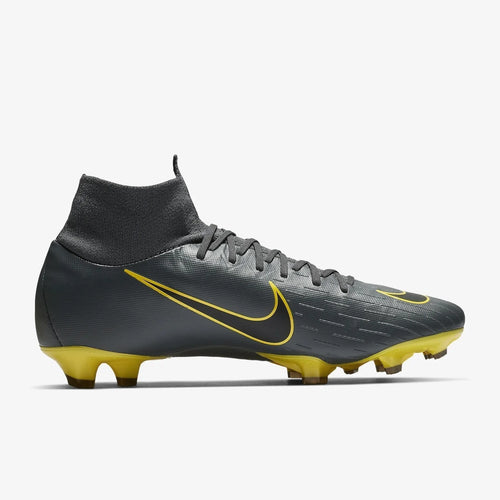 Nike Superfly 6 Pro FG Mens Soccer Cleats Dark Grey Yellow