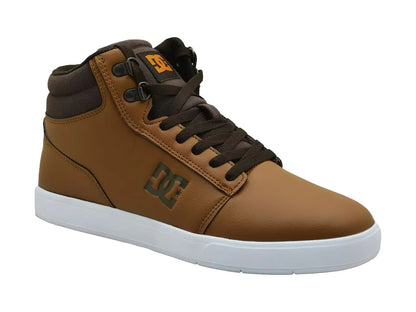 Tenis DC Shoes Crisis 2 HI Marrón y Blanco para Hombre