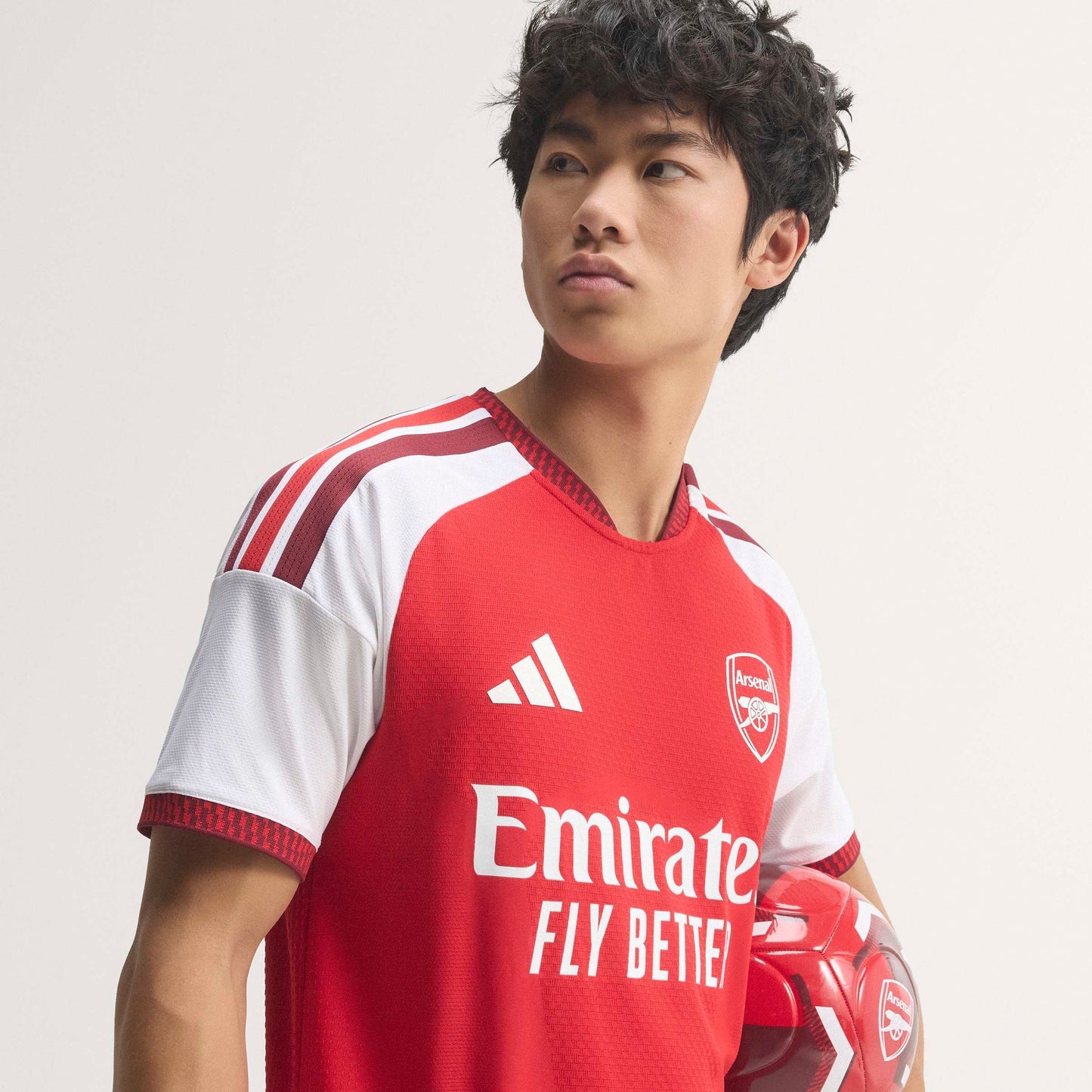 adidas Arsenal FC Home Authentic Mens Soccer Jersey 26 27 Red