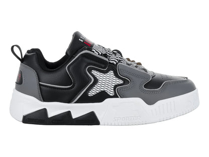 Tenis ZAEM Negro y Gris para Hombre