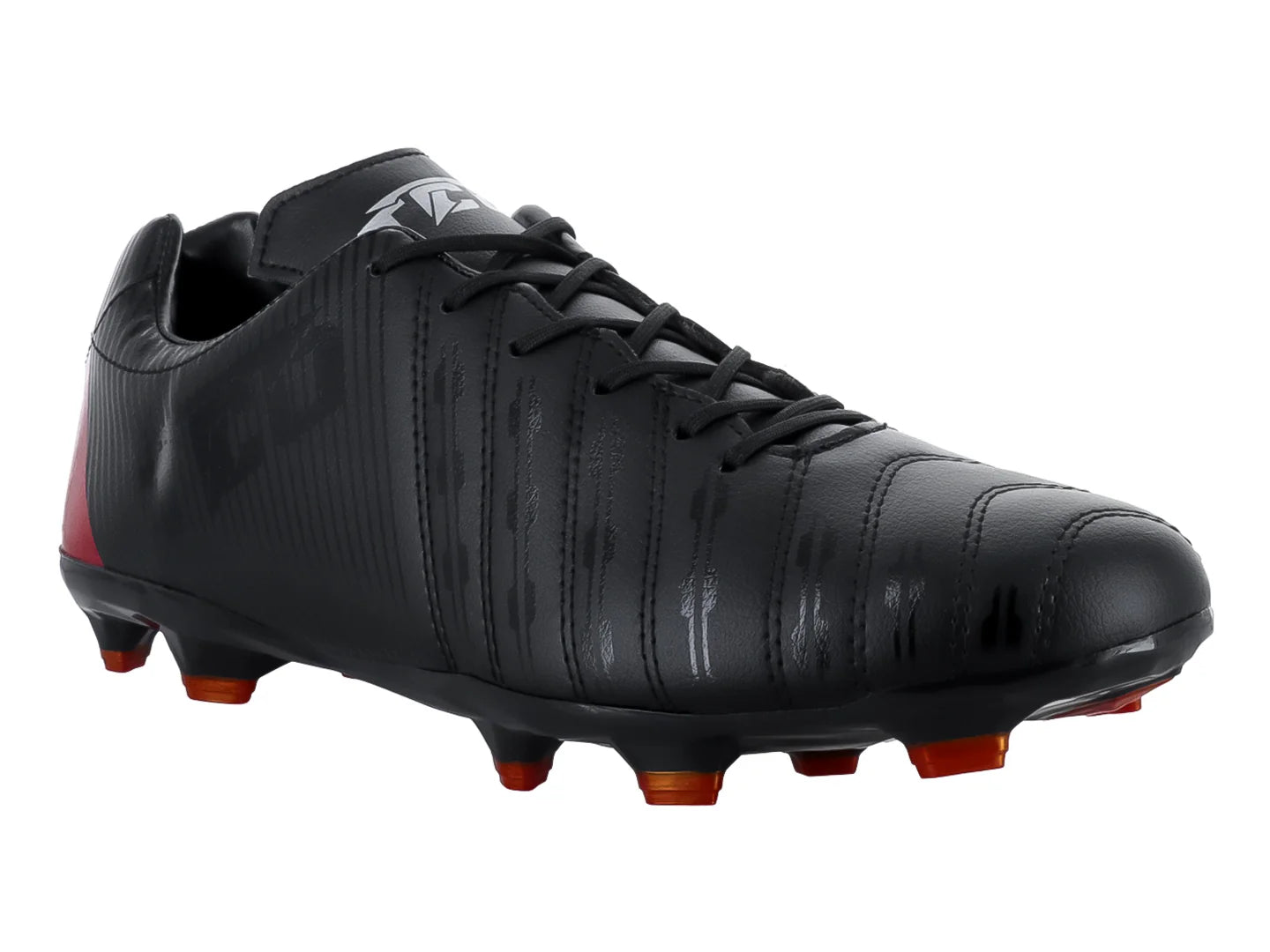 Tenis de Fútbol Leon Trucco Negro y Rojo para Hombre