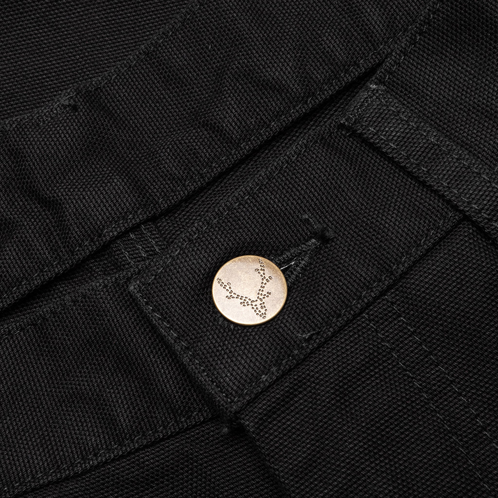Cotton Canvas Painter Pant Black