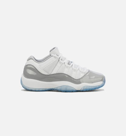 Air Jordan 11 Retro Cement Grey Grade School Lifestyle Shoe Grey Blue