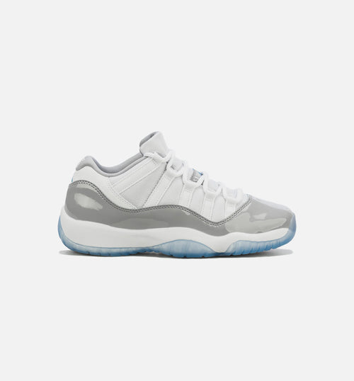 Air Jordan 11 Retro Cement Grey Grade School Lifestyle Shoe Grey Blue