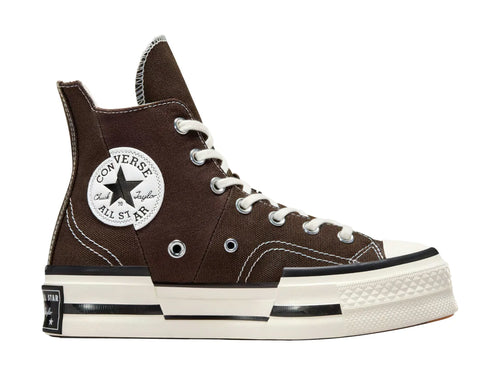 Tenis Converse Chuck 70 Plus HI Café y Negro para Mujer