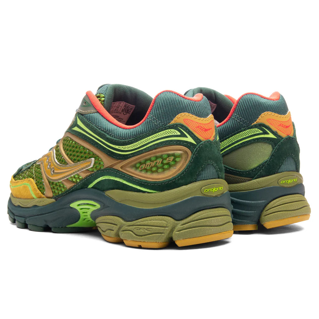 Saucony x Starcow Progrid Omni 9 Green Orange